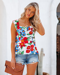 Love Grows Fonder Ruffle Peplum Tank Ins Street