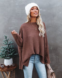 Lovell Boat Neck Thermal Knit Top - Wood Ins Street