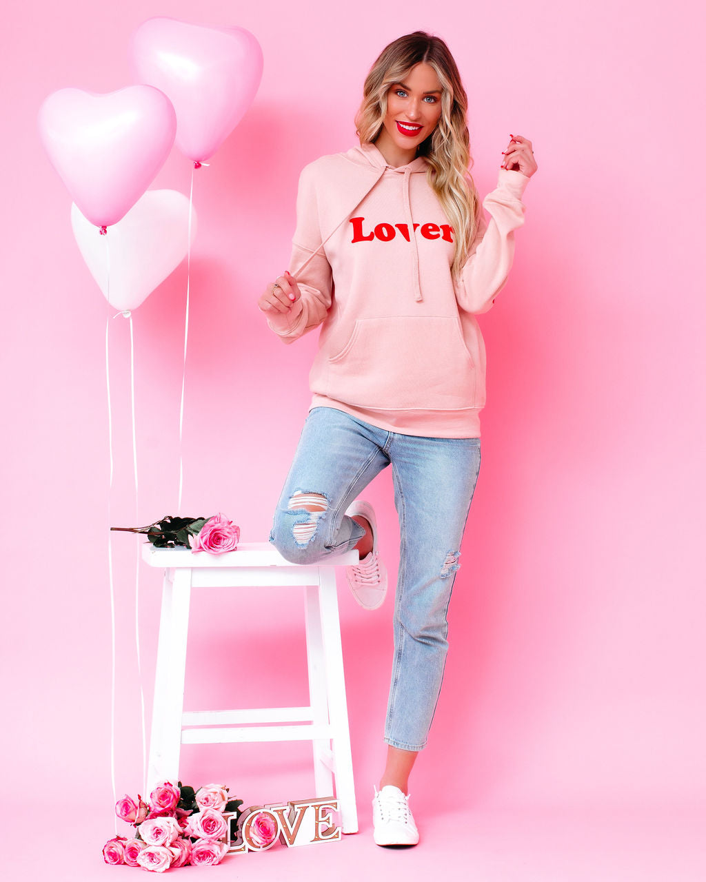 Lover Premium Cotton Blend Hoodie Ins Street