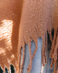 Liyana Soft Fringe Poncho Ins Street