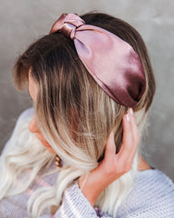 SHASHI - Macy Satin Twist Headband Ins Street