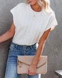 Maizy Knit Sweater Top - Ivory Ins Street