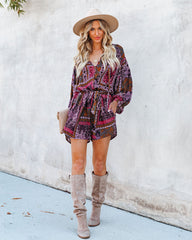 Make Magic Pocketed Patchwork Romper Ins Street