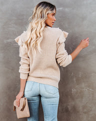 May Cable Knit Pom Sweater Ins Street