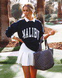 Meet Me In Malibu Cotton Blend Sweatshirt Ins Street