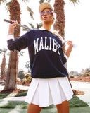 Meet Me In Malibu Cotton Blend Sweatshirt Ins Street