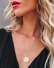 Meghan Bo Designs - The Buddha Wheel Necklace - Gold Ins Street