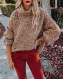 Moira Turtleneck Knit Sweater - Caramel Ins Street