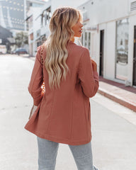 Moore Cotton Pocketed Blazer - Clay Ins Street