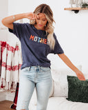 Mother Embroidered Cotton Tee Ins Street