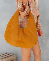 Mozzy Suede Shoulder Bag - Mustard Ins Street