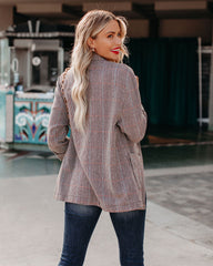 Muir Pocketed Plaid Blazer Ins Street