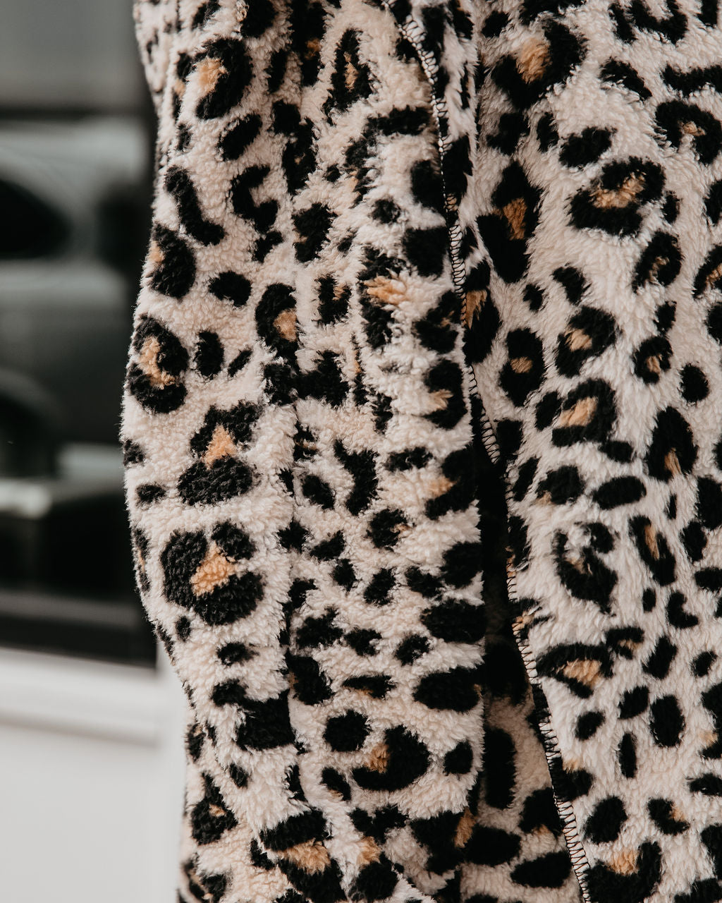 Nine Lives Pocketed Leopard Cardigan Ins Street