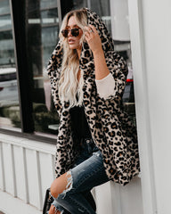 Nine Lives Pocketed Leopard Cardigan Ins Street