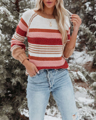 Oakwood Striped Knit Sweater Ins Street