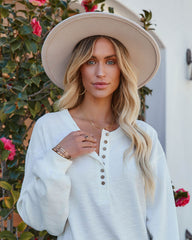 PREORDER - Oceanside Studded Hat - Ivory Ins Street