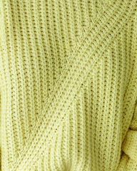 On Chill Tonight Knit Sweater - Neon Yellow Ins Street