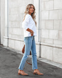 On The Daily Cotton Pullover - White Ins Street