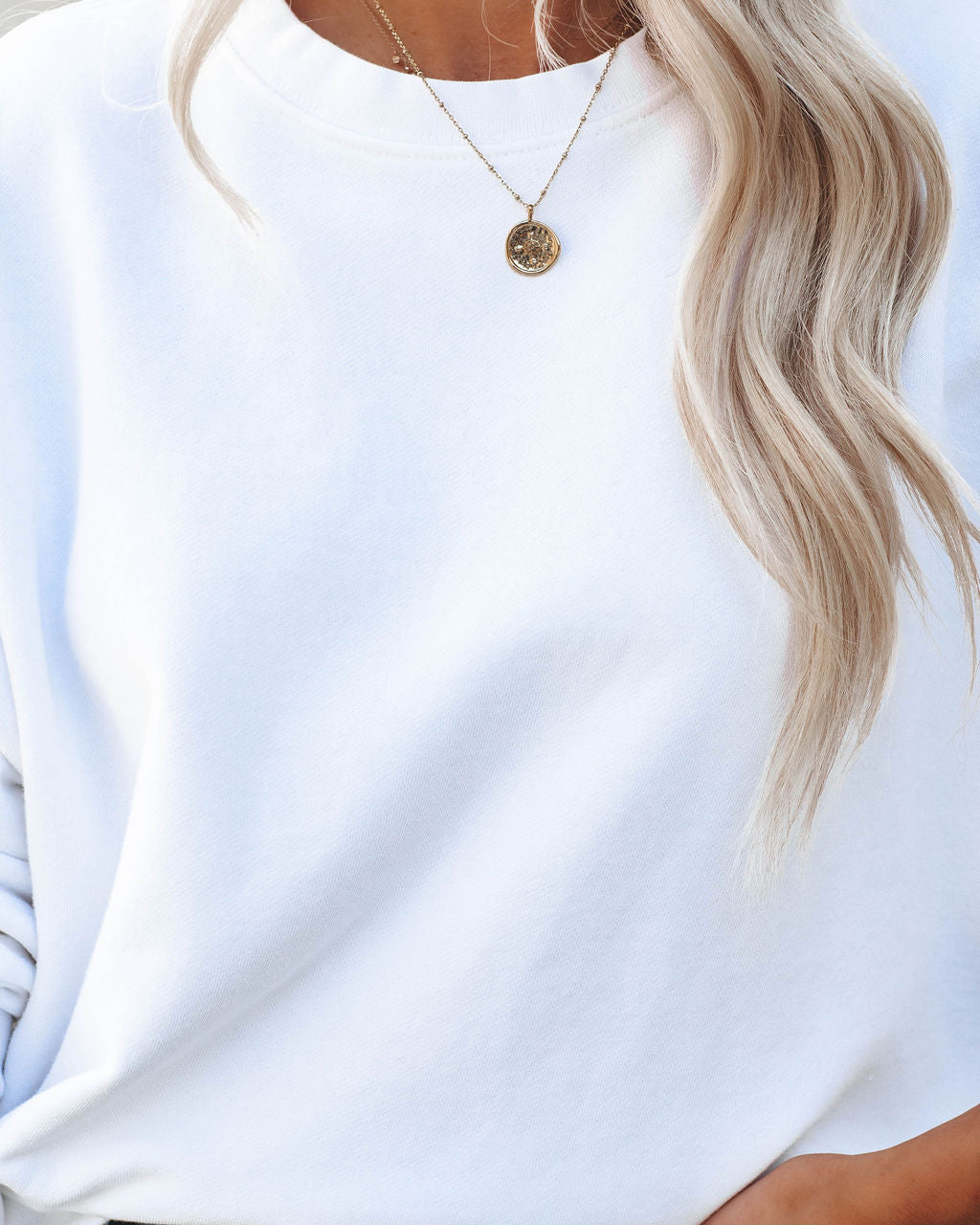 On The Daily Cotton Pullover - White Ins Street