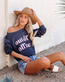 Out Of The Office Cotton Blend Sweatshirt Ins Street