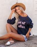 Out Of The Office Cotton Blend Sweatshirt Ins Street