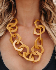 Pascal Statement Necklace - Mustard Ins Street