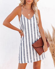 Perfect Pick Linen Blend Tank Dress Ins Street