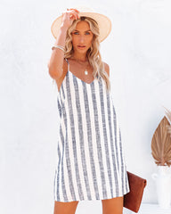 Perfect Pick Linen Blend Tank Dress Ins Street