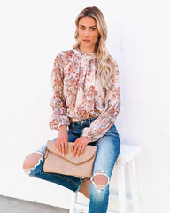 Plenty Of Love Floral Ruffle Sleeve Blouse - FINAL SALE Ins Street