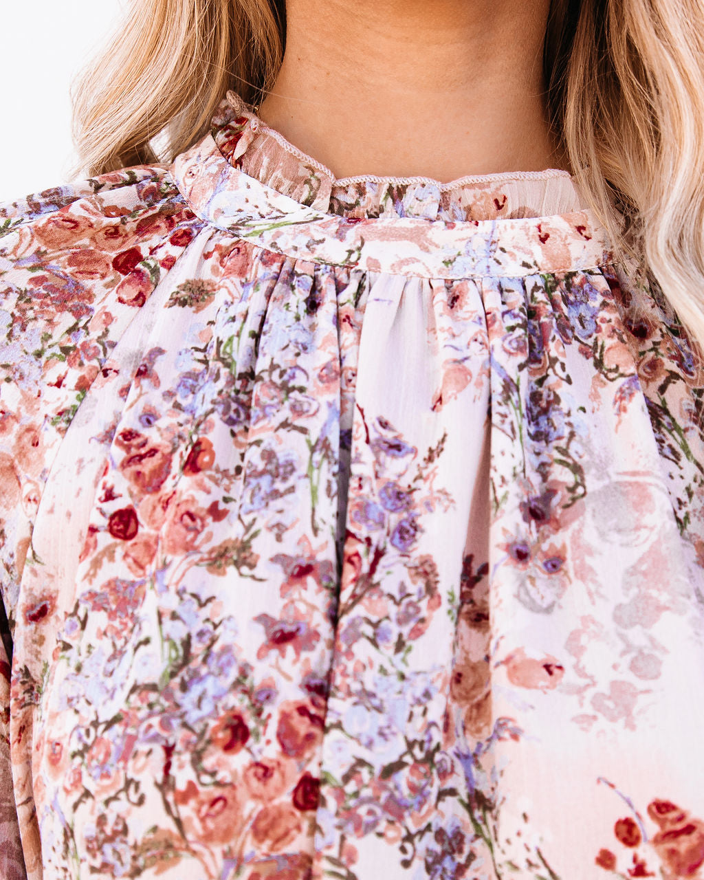 Plenty Of Love Floral Ruffle Sleeve Blouse - FINAL SALE Ins Street