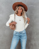 Poetry In The Air Puff Sleeve Knit Sweater - Ivory - FINAL SALE Ins Street