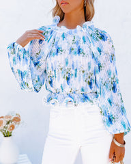 Ponce Floral Pleated Blouse - FINAL SALE Ins Street