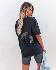 Prance Relaxed Cotton Cheetah Tee Ins Street