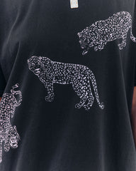 Prance Relaxed Cotton Cheetah Tee Ins Street