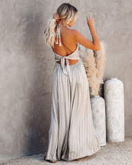 PREORDER - Renesmae Pocketed Halter Maxi Dress Ins Street