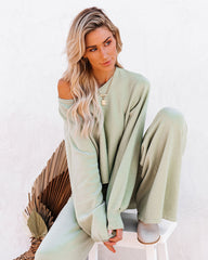 Rexa Billowed Sleeve Knit Top - Sage - FINAL SALE Ins Street