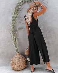 Richelle Linen Blend Pocketed Jumpsuit Ins Street