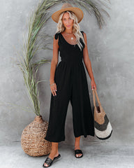 Richelle Linen Blend Pocketed Jumpsuit Ins Street