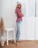 Riva Long Sleeve Knit Henley Top Ins Street