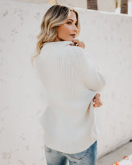 Roasty Toasty Mock Neck Sweater - Ivory Ins Street