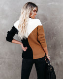 Rockridge Cotton Blend Colorblock Sweater Ins Street