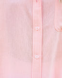 Royce Cotton Button Down Top - Baby Pink Ins Street
