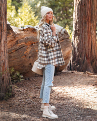 Rydell Plaid Button Down Shacket Ins Street