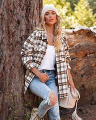 Rydell Plaid Button Down Shacket Ins Street