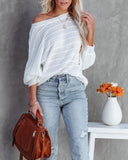Ryker Ribbed Dolman Sweater - Off White Ins Street
