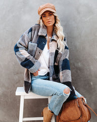 Salzburg Soft Plaid Shacket Ins Street