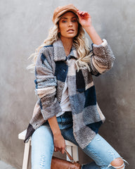 Salzburg Soft Plaid Shacket Ins Street