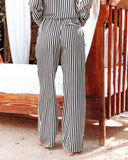 Santa Catalina Pocketed Striped Pants DEE-001