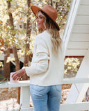 Scooter Cotton Blend Pocketed Sweater - Ivory Ins Street