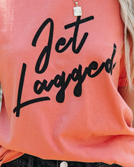 Script Cotton Jet Lagged Tee Ins Street